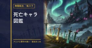 無職転生・転スラ 死亡キャラ図鑑のアイキャッチ