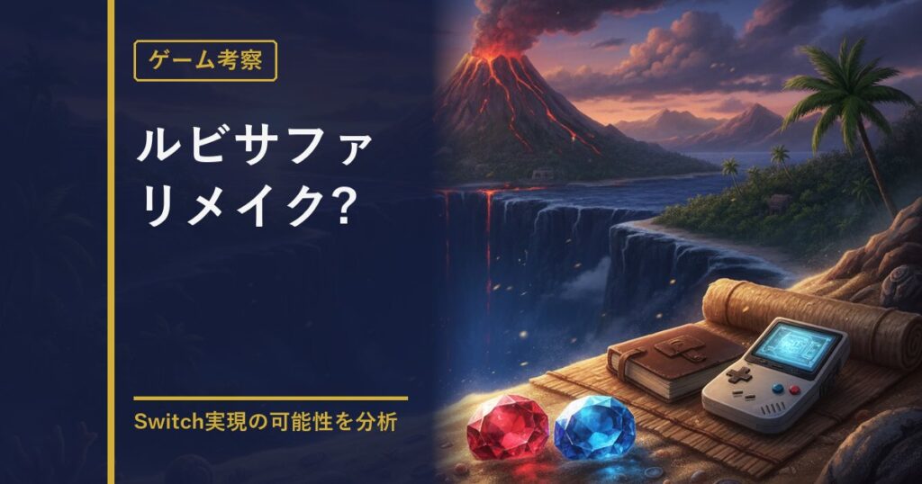 ポケモン ルビーサファイアリメイク考察のアイキャッチ