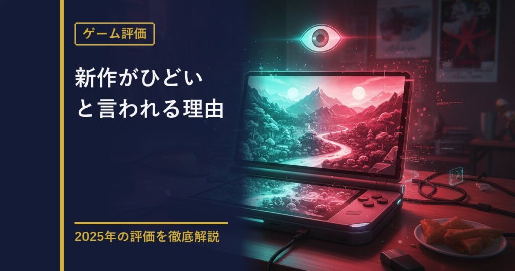 ポケモン新作 評価検証のアイキャッチ